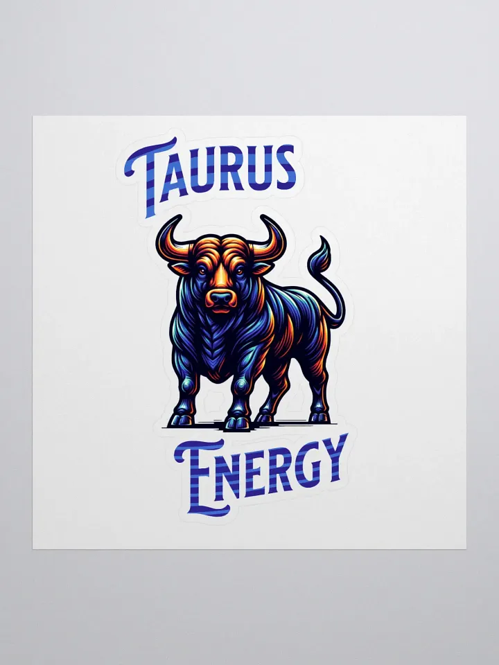 Zodiac Sign Taurus Energy Sticker product image (1)