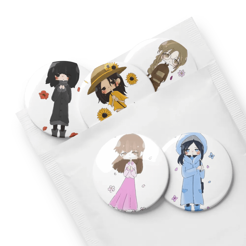 Seasons Badges (Chibi Characters) product image (1)