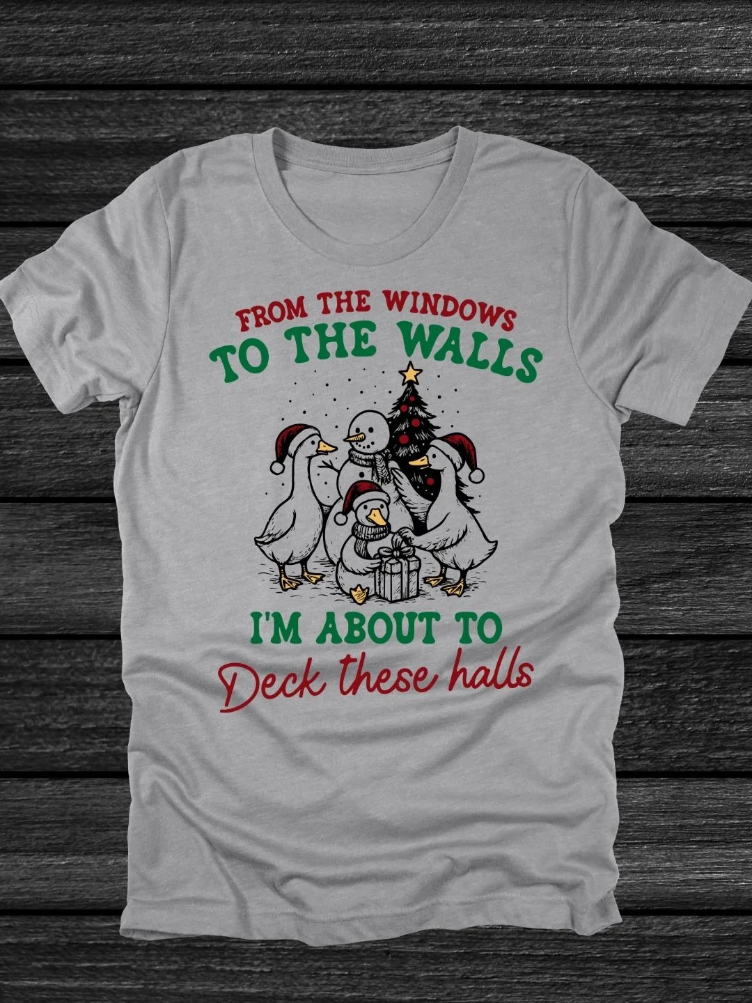Deck the Halls Christmas T-Shirt product image (2)