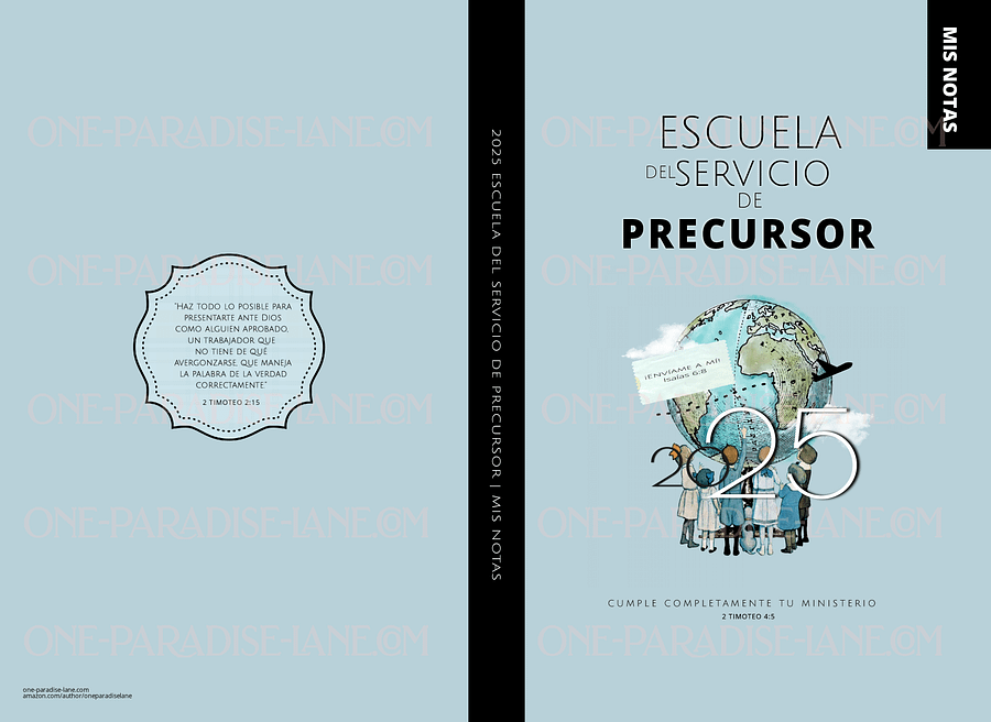 2025 Escuela del Servicio de Precursor | "Enviame a Mi" | Globo Vintage | Azul Empolvado | Libro Digital product image (3)