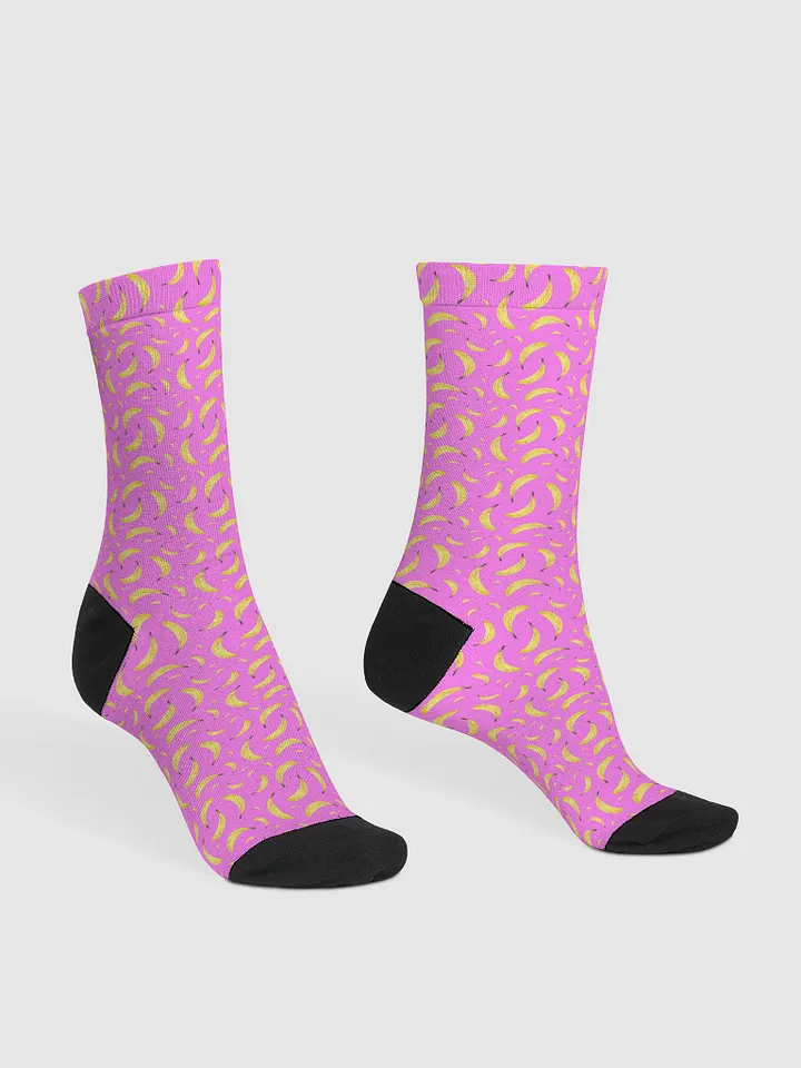 Banana pattern eco socks product image (2)