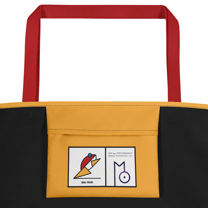 Bau Frog Icon / MO Tote Bag / Yellow product image (2)