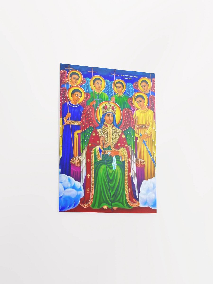 Saint Michael the Archangel Poster – Christian Wall Art, Spiritual Protection Decor-Poster product image (19)