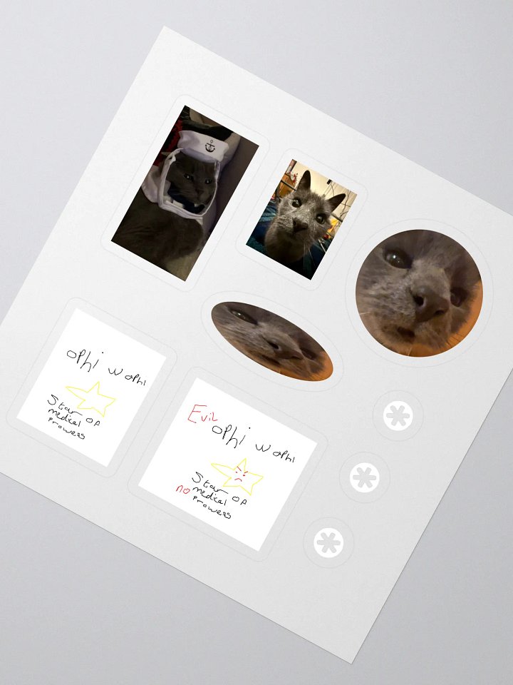 Ophi Wophi Sticker Sheet product image (2)