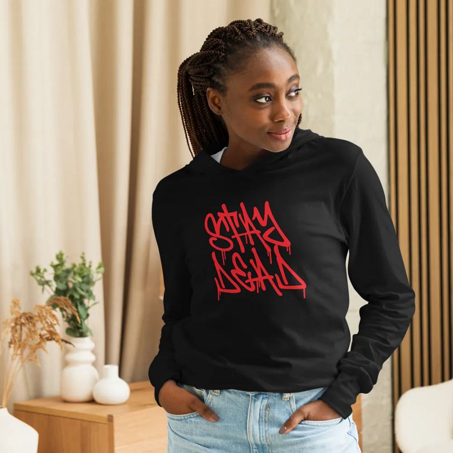 Stay Dead Bella+Canvas Unisex Hooded Long Sleeve Tee product image (10)