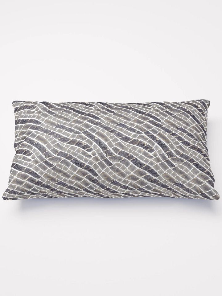 Grey Snake Skin Pillow product image (1)