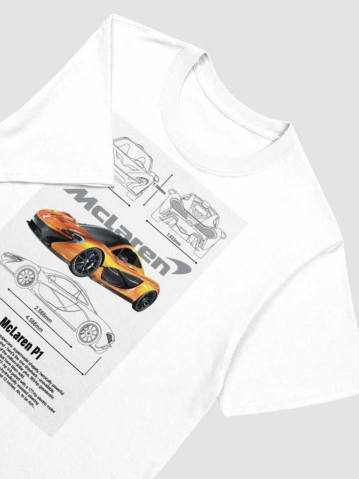 McLaren P1 Hypercar Illustrated T-Shirt product image (2)