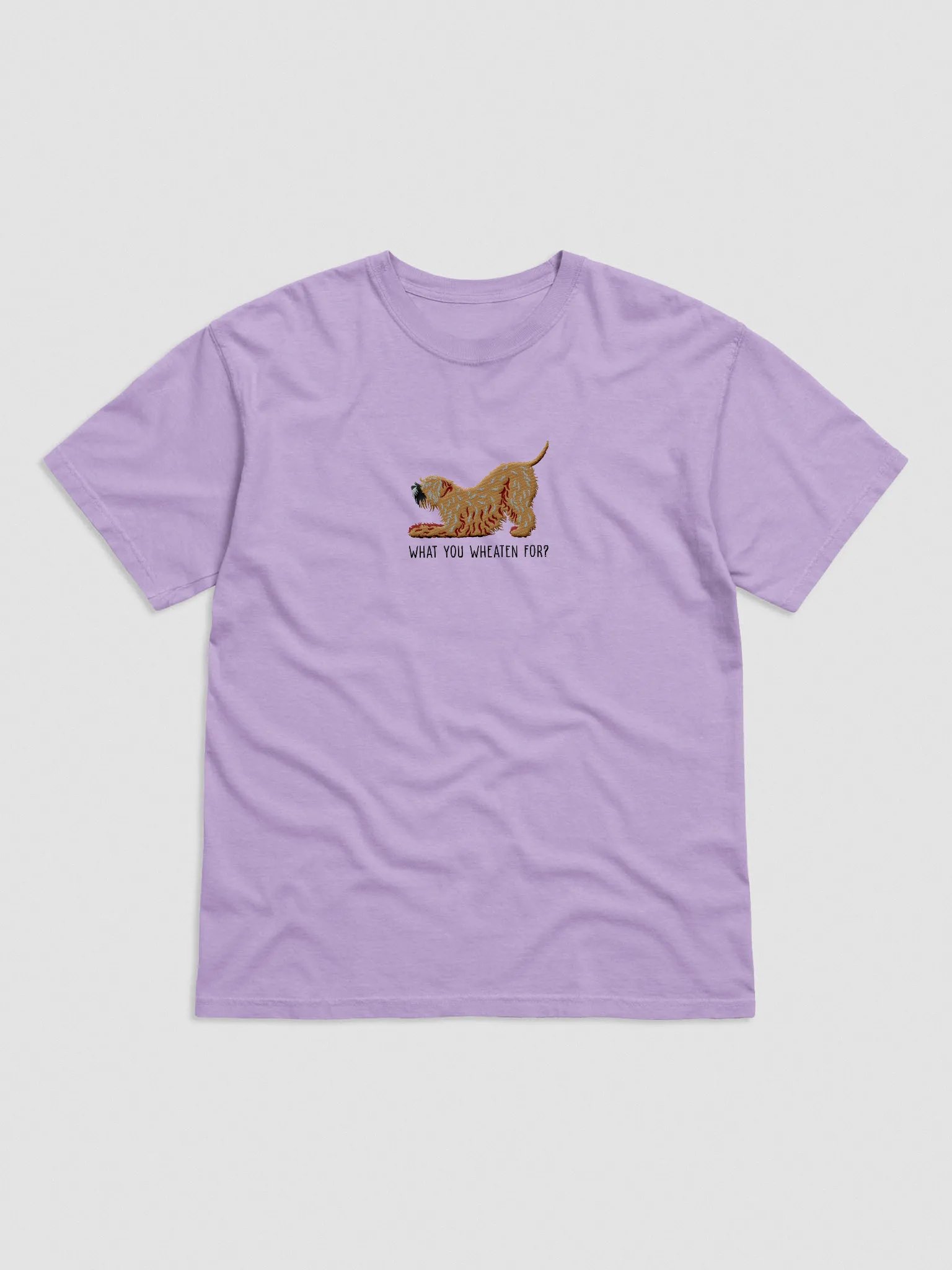 What You Wheaten For? T-Shirt(Embroidered) of a Wheaten Terrier(2) product image (4)