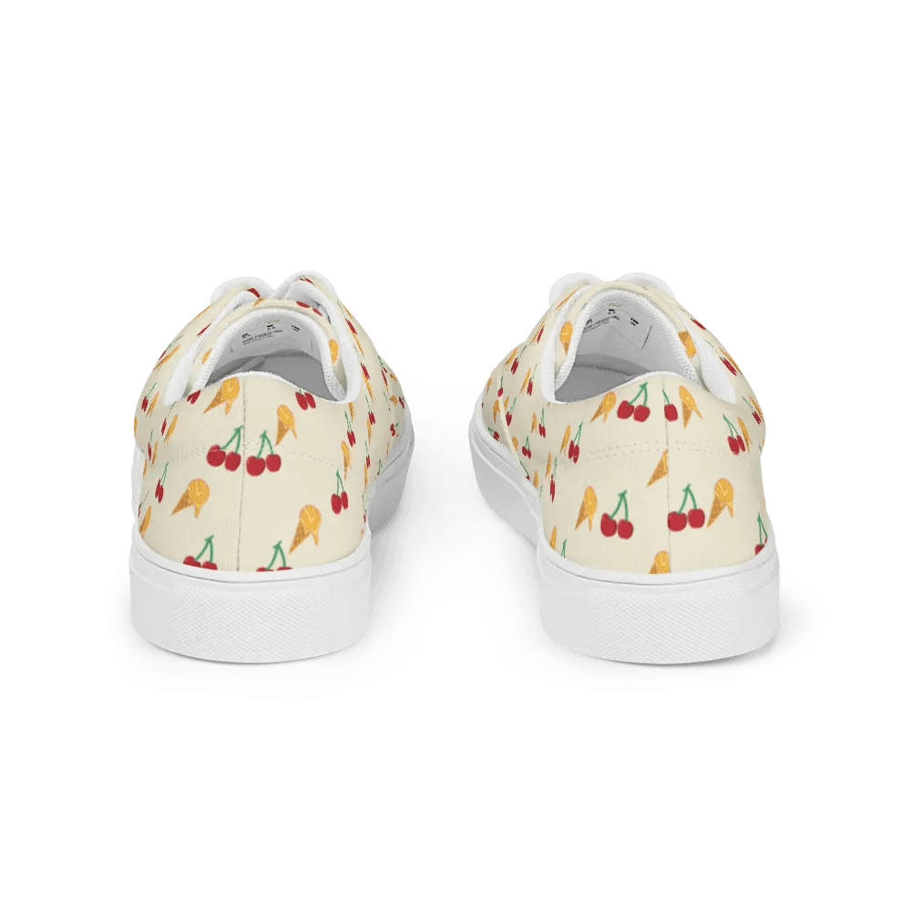 Cherry Chiller Lace-Up Canvas Shoes product image (5)