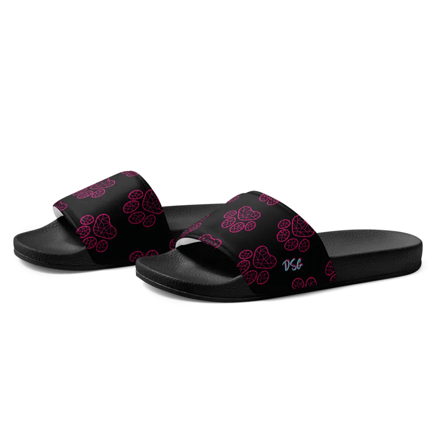 Neon Pawprint Women's Slides product image (3)