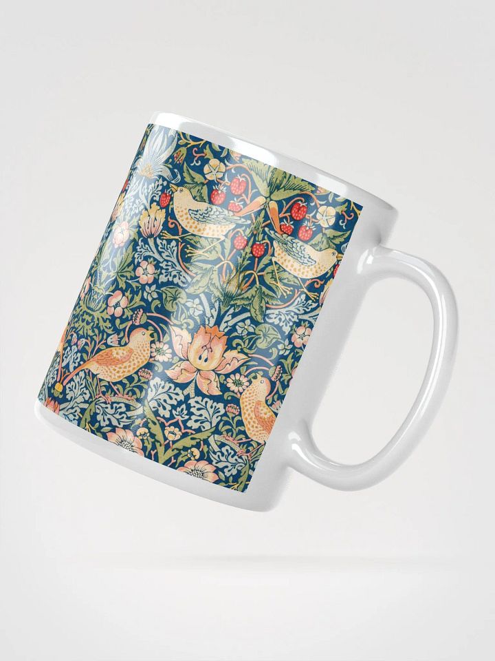 Strawberry Thief White Glossy Mug product image (2)