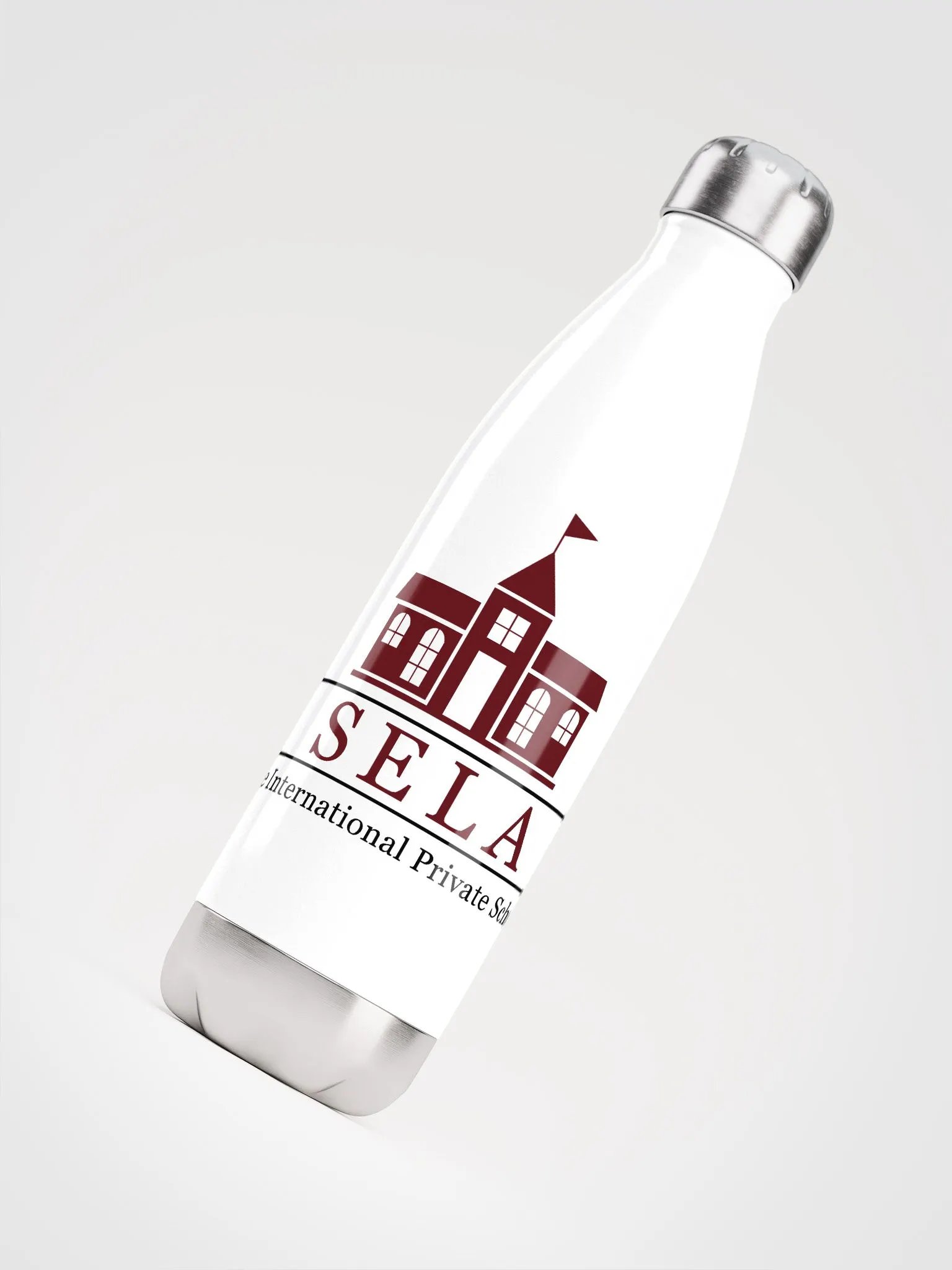SELA Stainless Steel Water Bottle (white) product image (4)