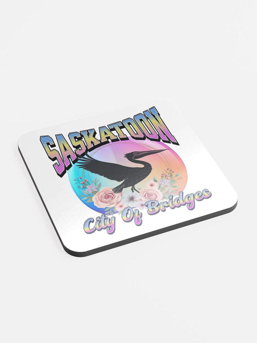Saskatoon Pelican City Of Bridges Silhouette Coaster Set product image (3)