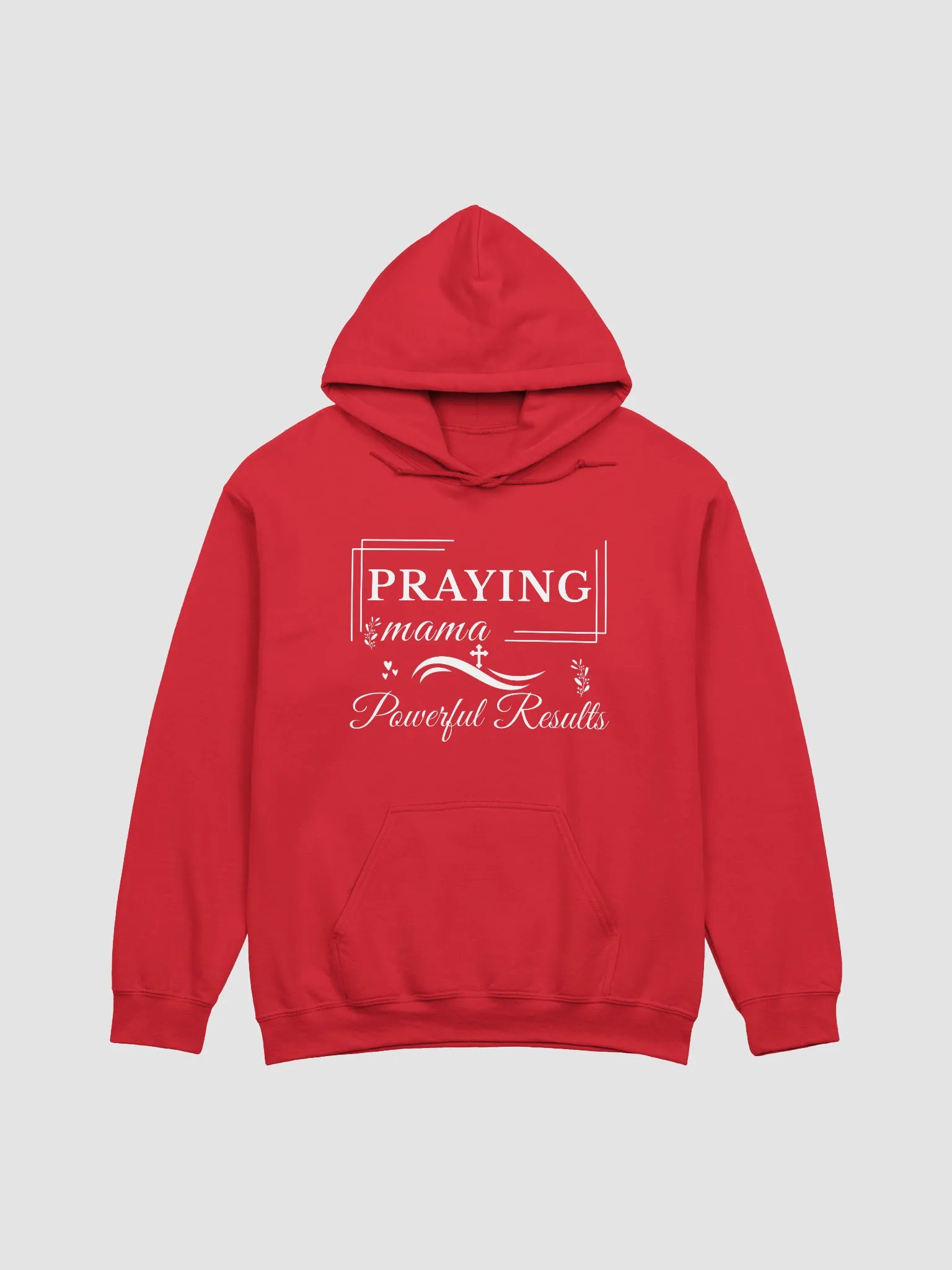 Praying Mama, Powerful Results Gildan Hoodie. product image (2)
