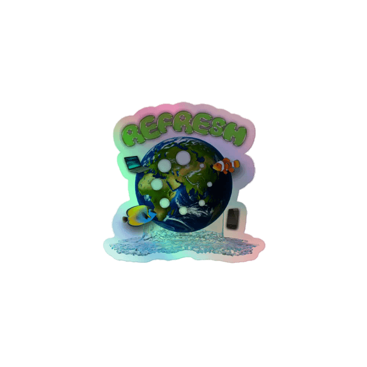 Refresh - Holographic Sticker product image (1)
