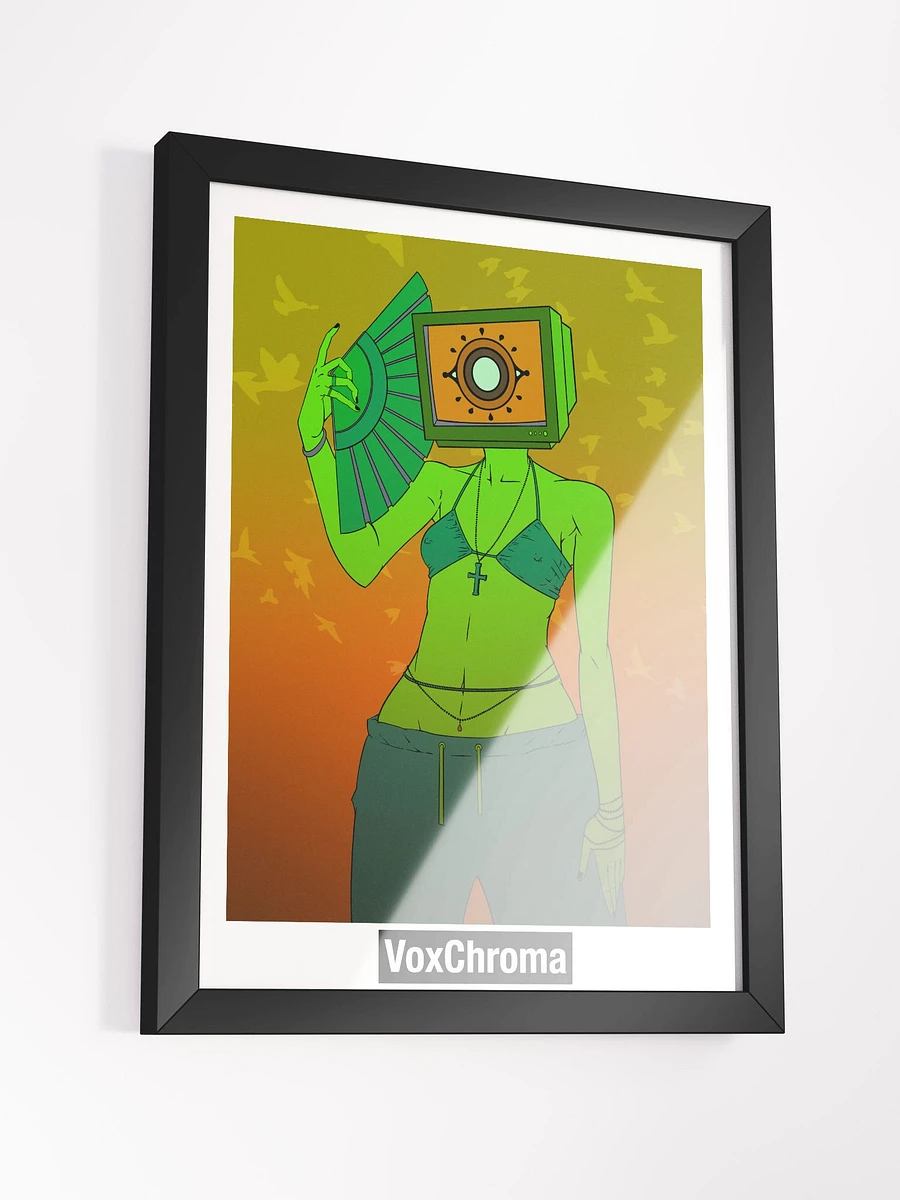 Framed Poster - Head In The Clouds (Green) product image (6)