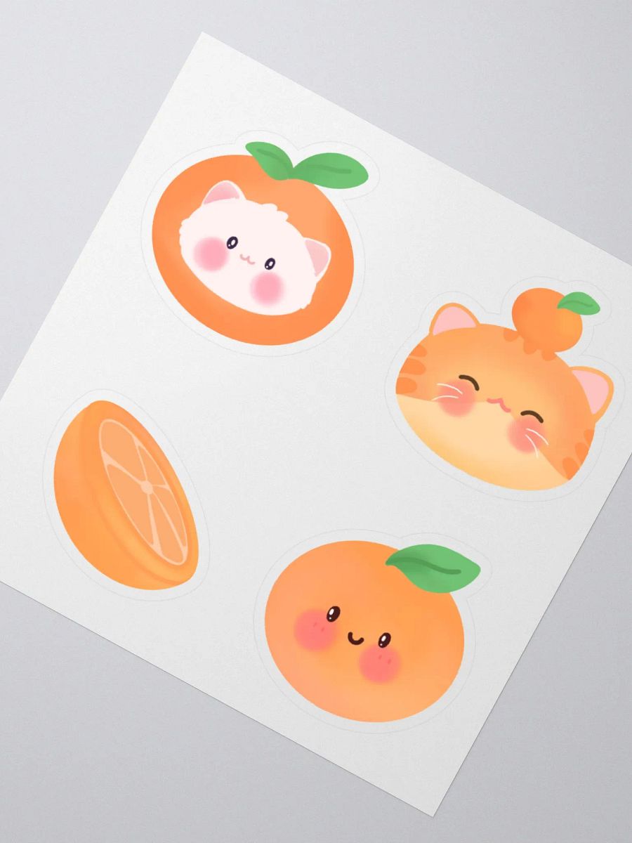 Adorable Orange Cats Sticker Pack product image (2)