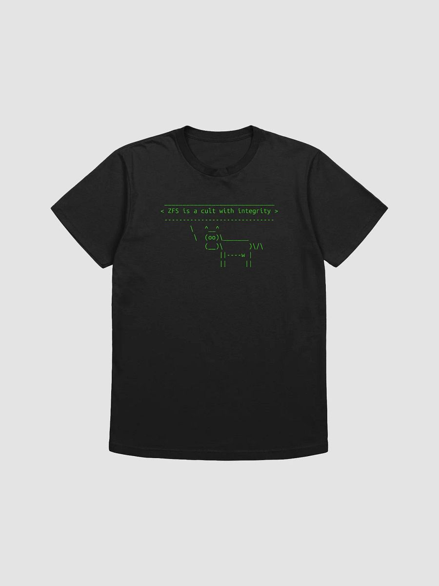 Cult of ZFS - Cotton Ringspun Tee product image (1)