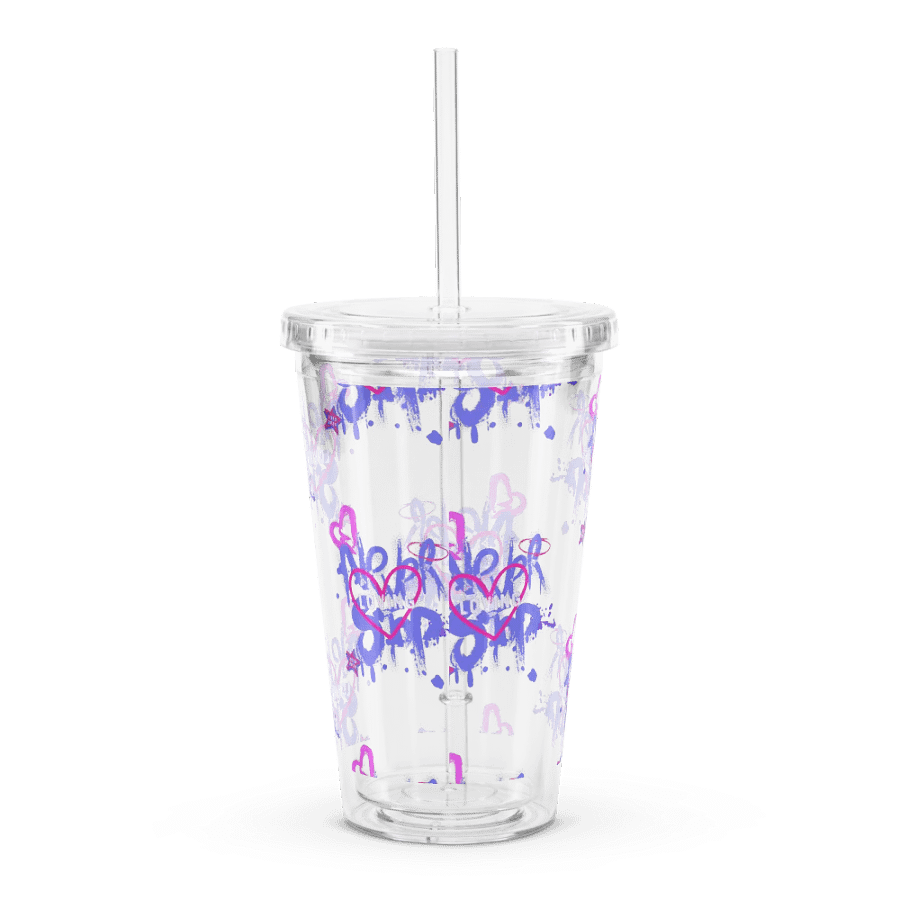 Never Stop Loving Clear Tumbler product image (2)