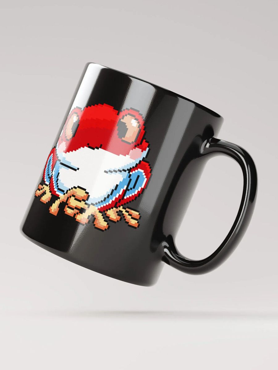 Red Rip the Frog Black Glossy Mug product image (6)