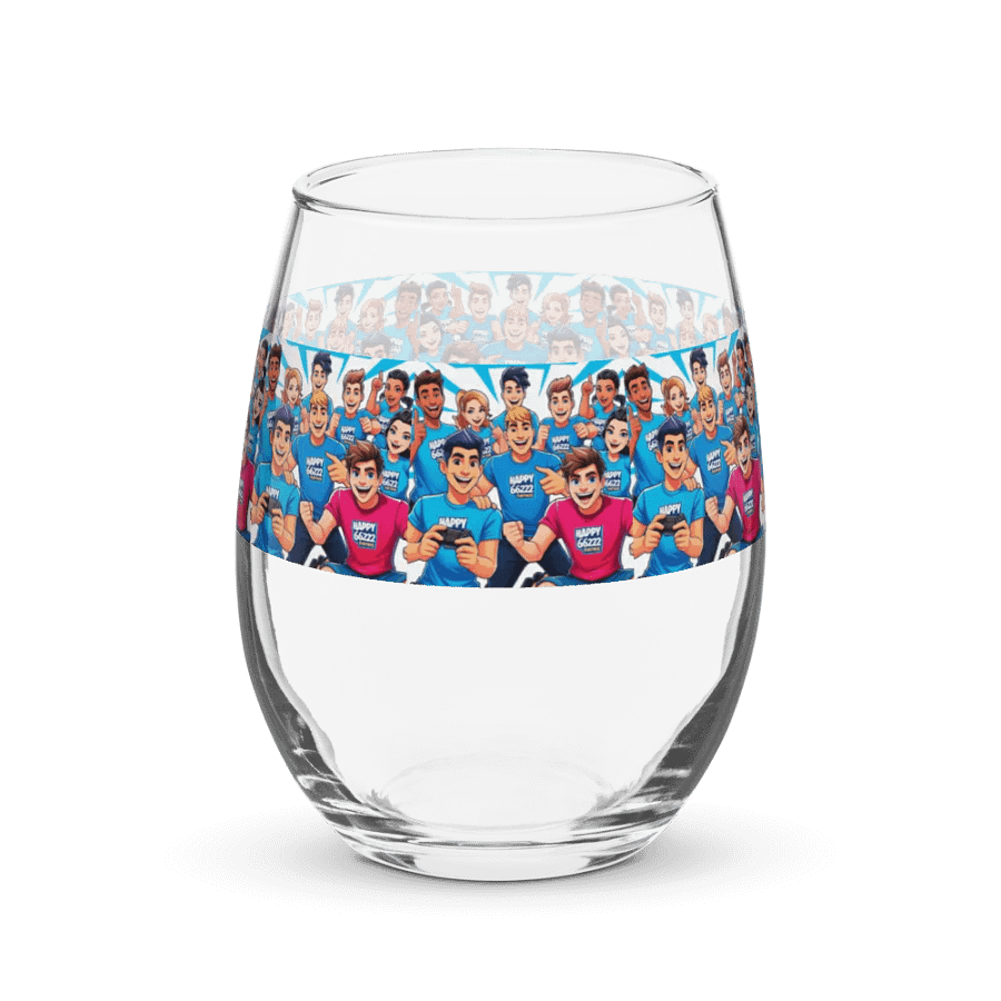 Charming Cartoon Stemless Wine Glass product image (3)
