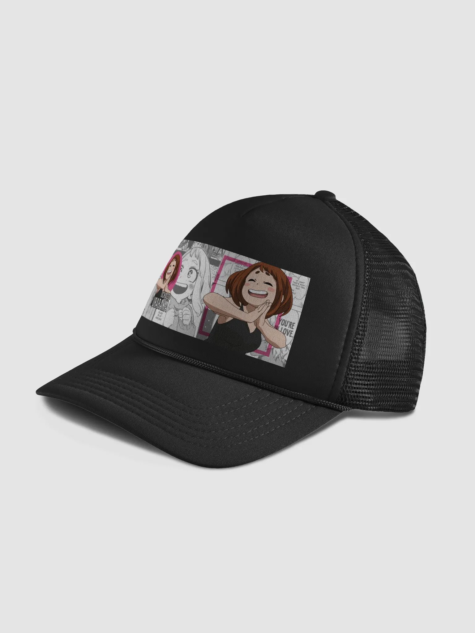 Smiling Ochaco Uraraka Trucker Hat product image (4)
