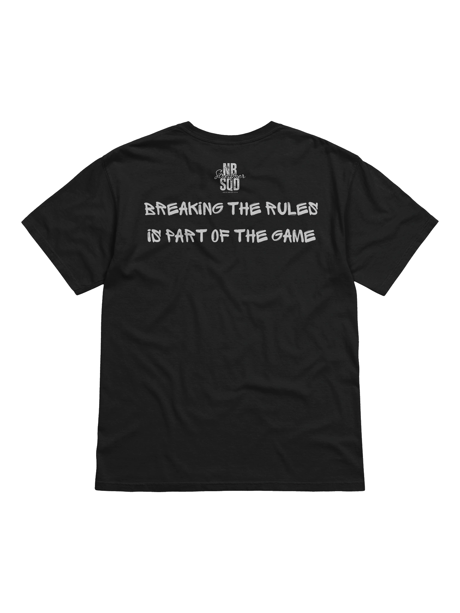 NBSQD Graffiti Mens BLK T-Shirt - Break The Rules Its Part of The Game product image (2)