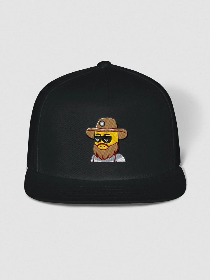Flat Snapback Cap with Embroidered Classic BT Logo product image (1)