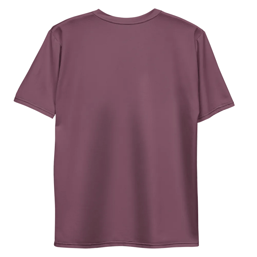 Plain Deep Purplish Red Soft Summer Men's Crewneck Polyester Heavyweight Premium T-Shirt by Treasure Pie product image (10)