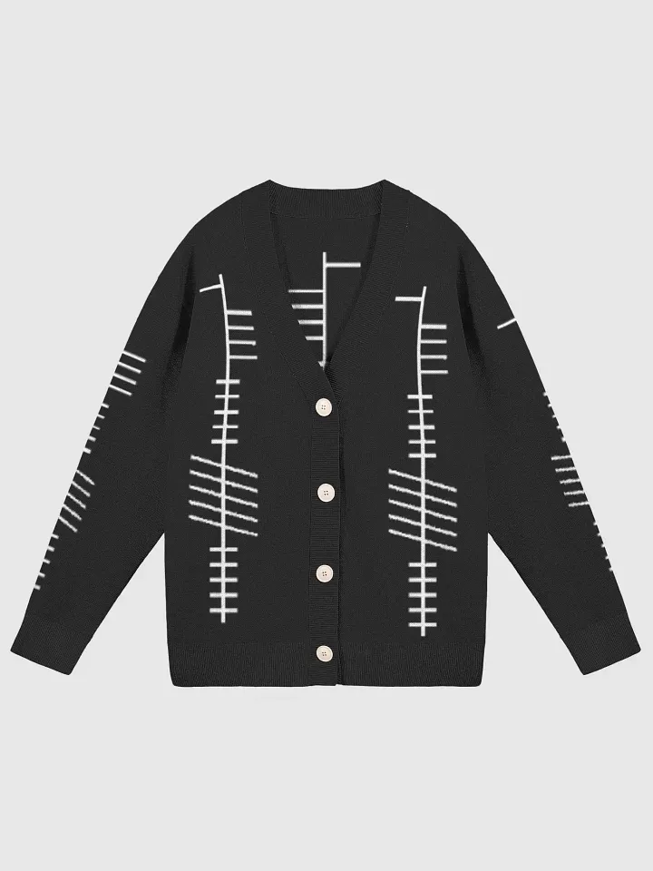 Ogham Writing Cardigan 🖤 product image (1)