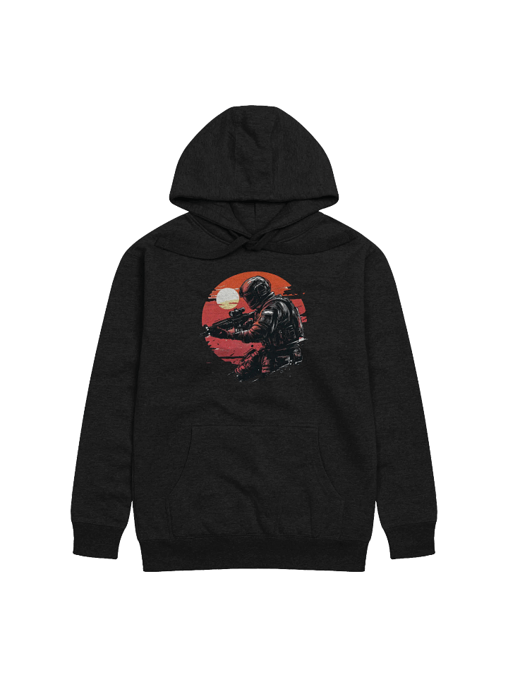 Rising Soldier Front Printed Hoodie product image (1)