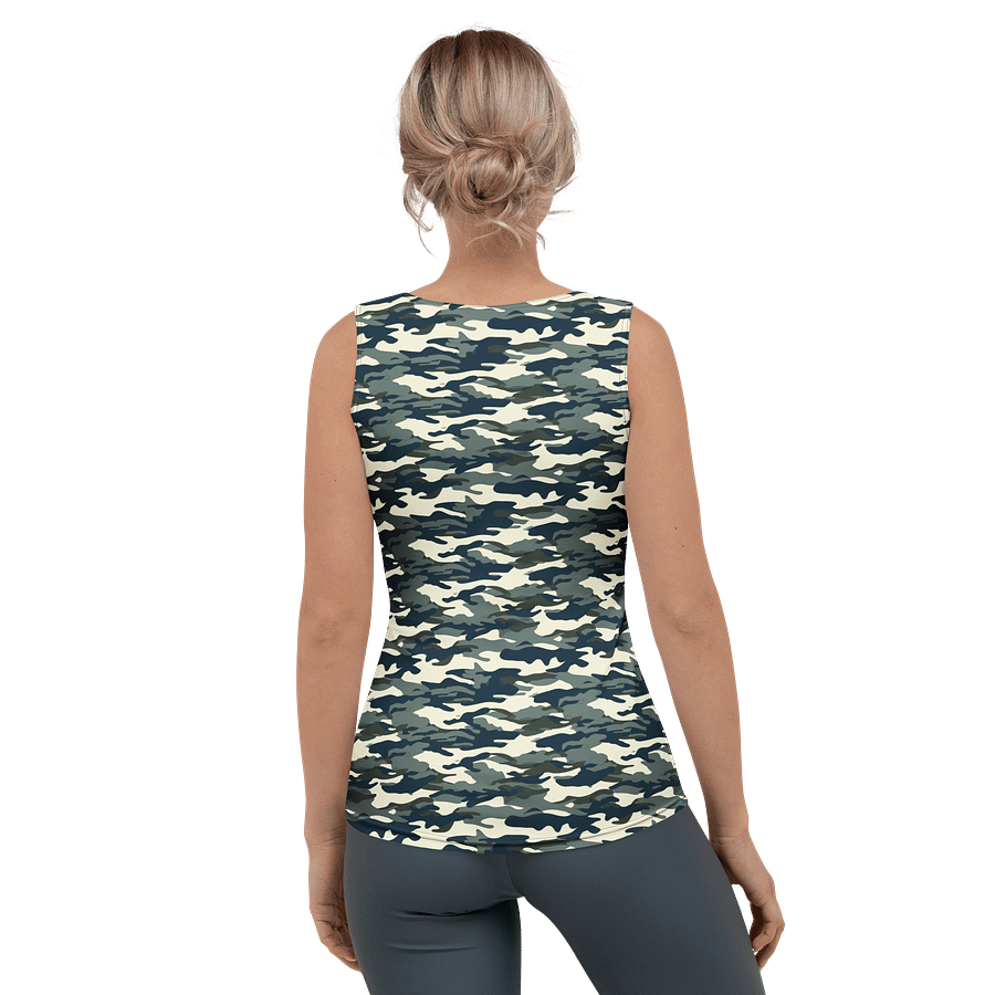 Frosted Camo Print Women’s Tank Top product image (4)
