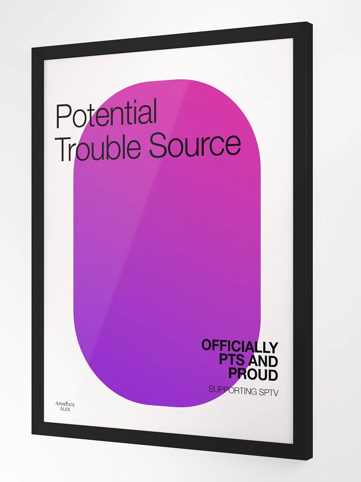 Potential Trouble Source [SUNSET] Framed Poster product image (2)