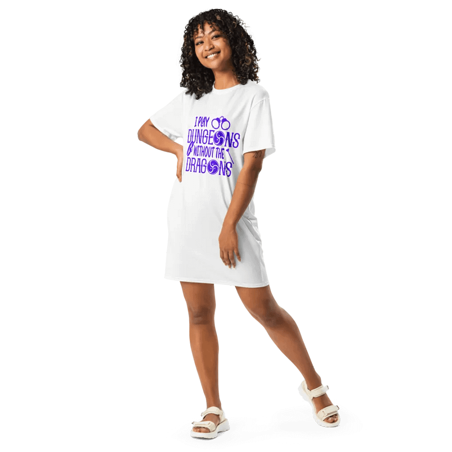 I Play Dungeons Without The Dragons Sleepshirt - Durable Kink-Themed Apparel product image (9)