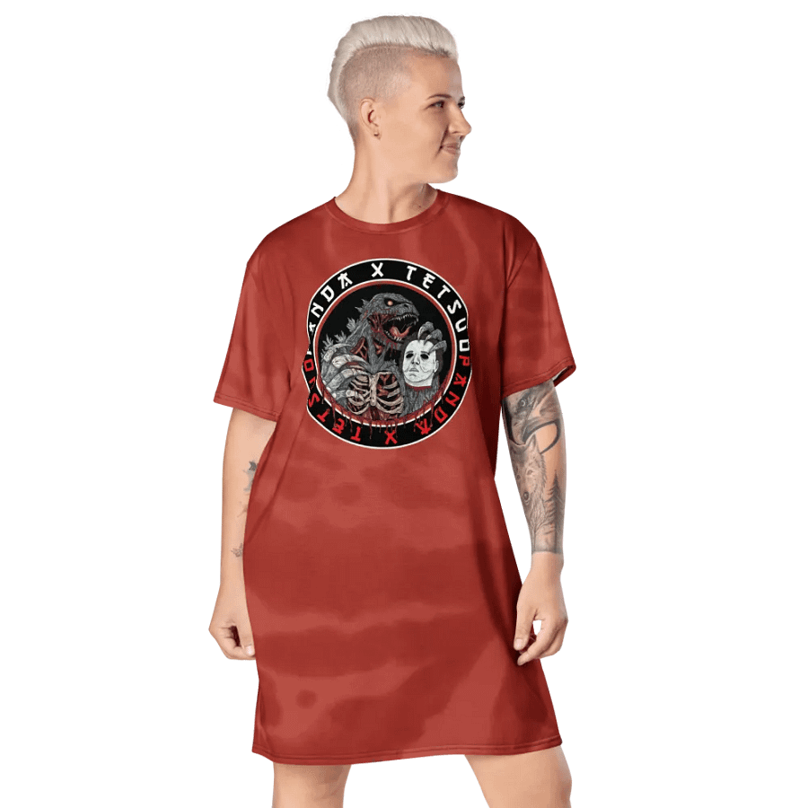 God of Carnage T-Shirt Dress (Northern Lotus Design) product image (6)
