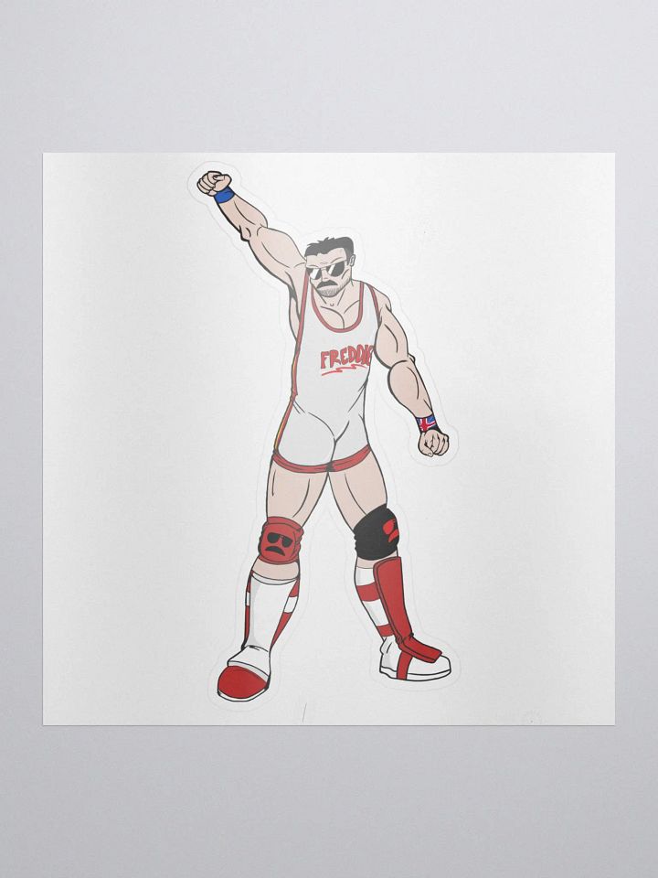 LuchaFreddie the return toon sticker product image (1)