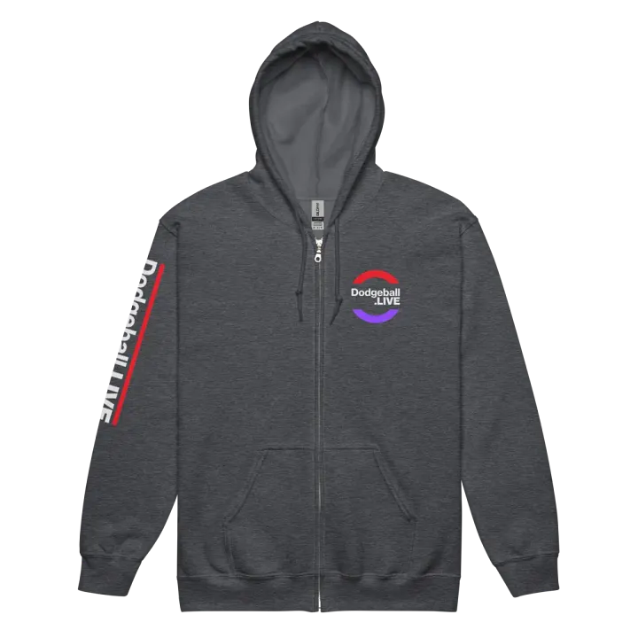 Dodgeball.LIVE Zip-Up Hoodie product image (10)