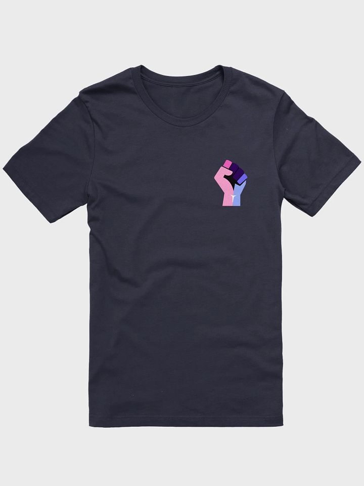 raised omnisexual fist t-shirt product image (1)