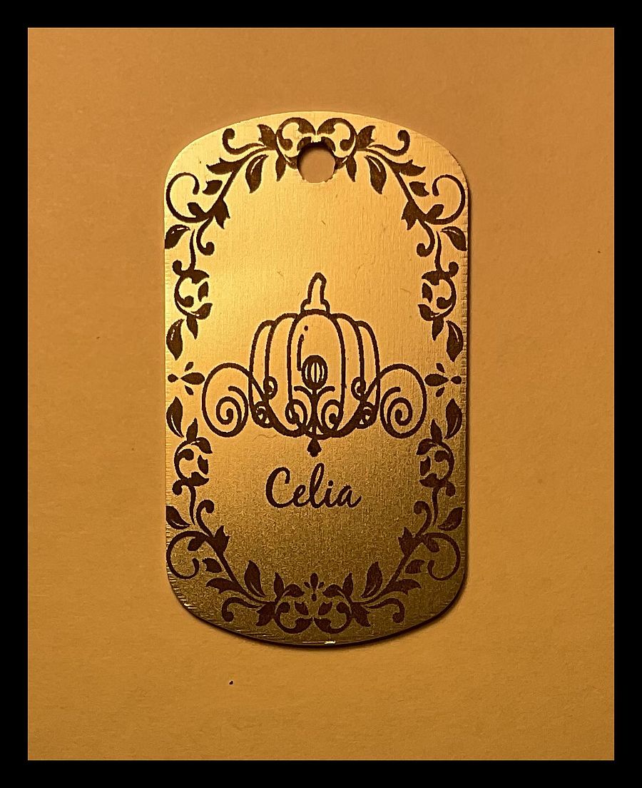 Personalized Pumpkin Carriage Keychain product image (1)