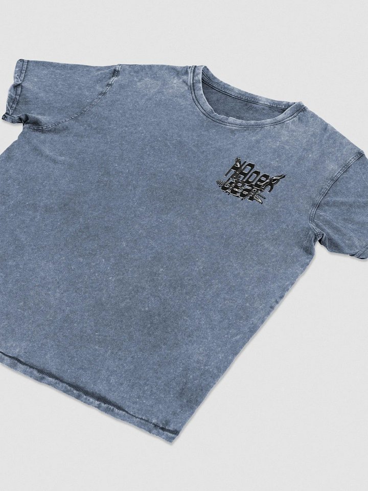 Denim T-Shirt - Embroidered - Black HApex Gear White Logo product image (2)