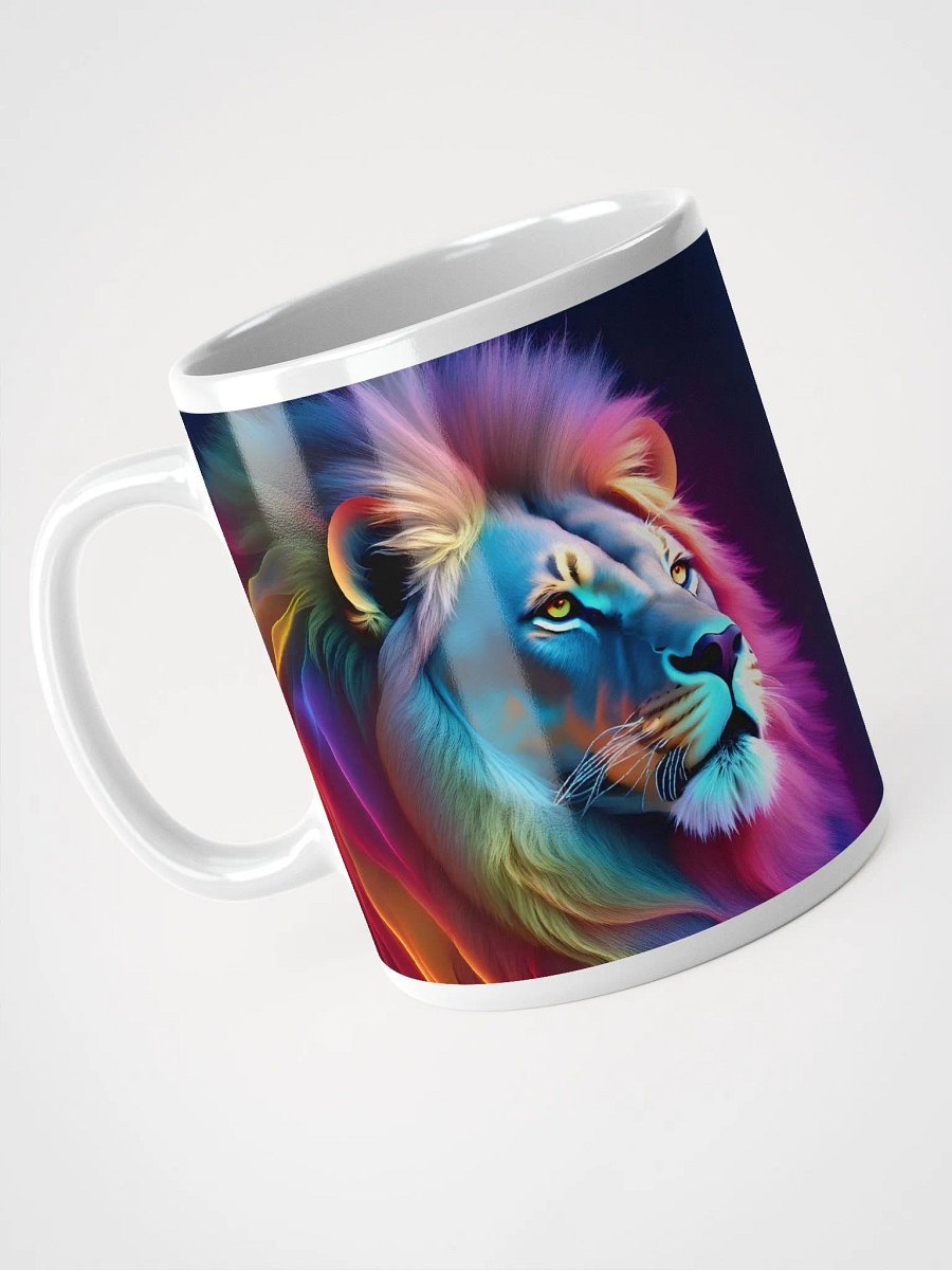 Neon Lion Symmetry Mug product image (6)