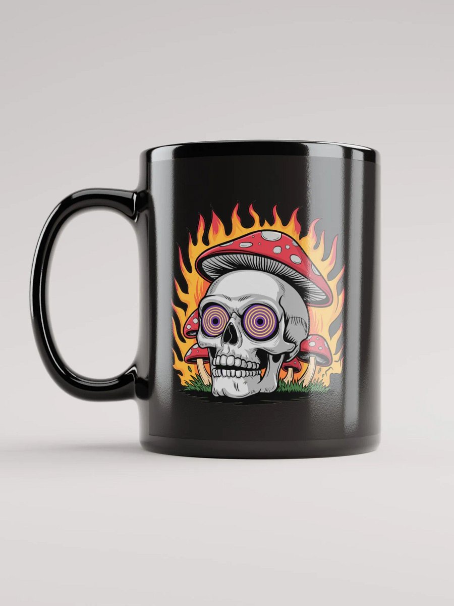 Psychedelic Mushroom Skull Mug product image (6)