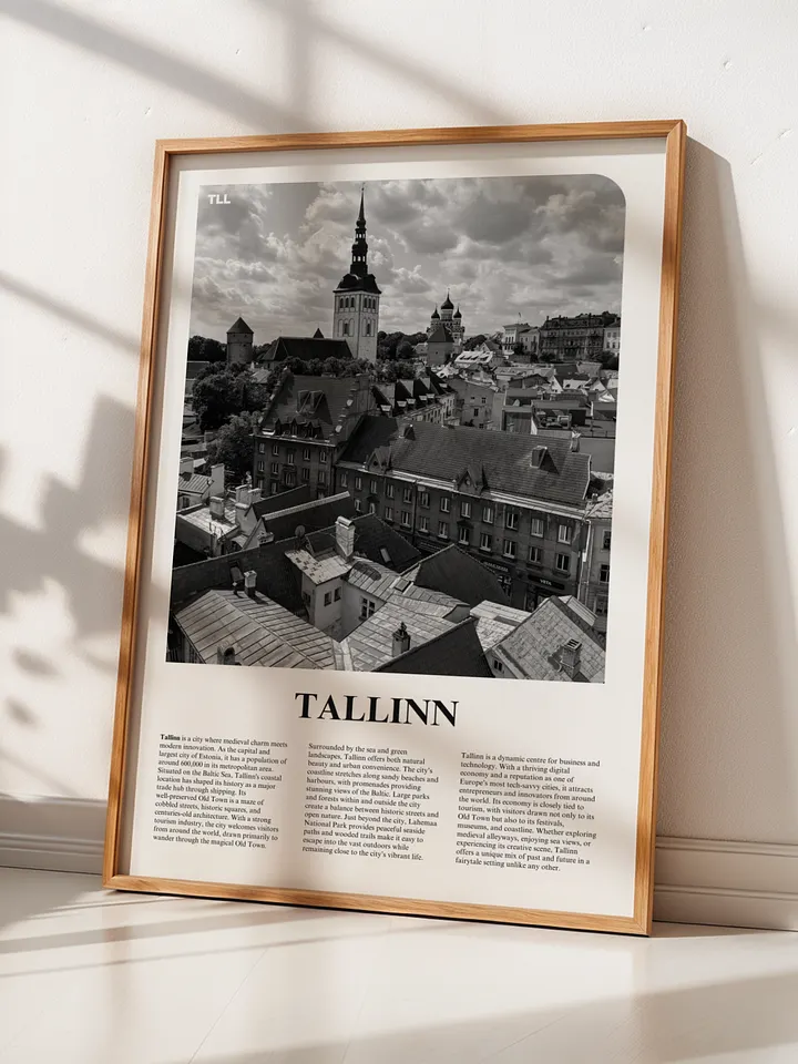 Tallinn 01 Newspaper Poster product image (4)