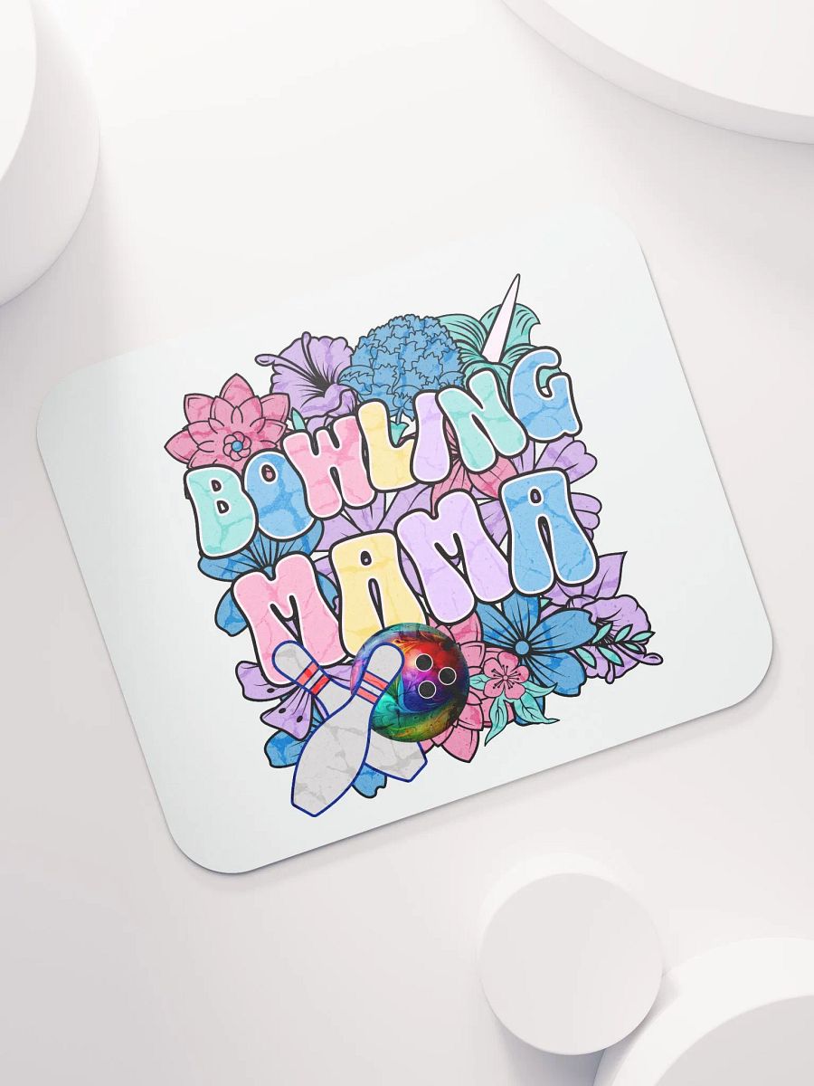Bowling Mama Floral Blooming Mouse Pad product image (5)