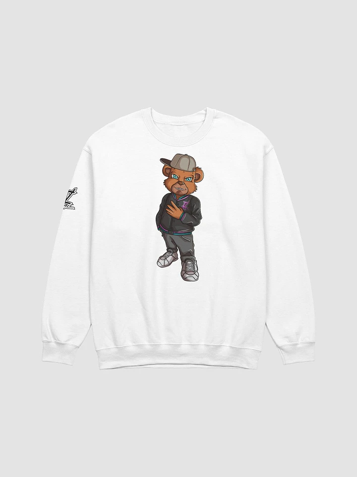 Standing Bear White Crewneck Sweatshirt product image (1)