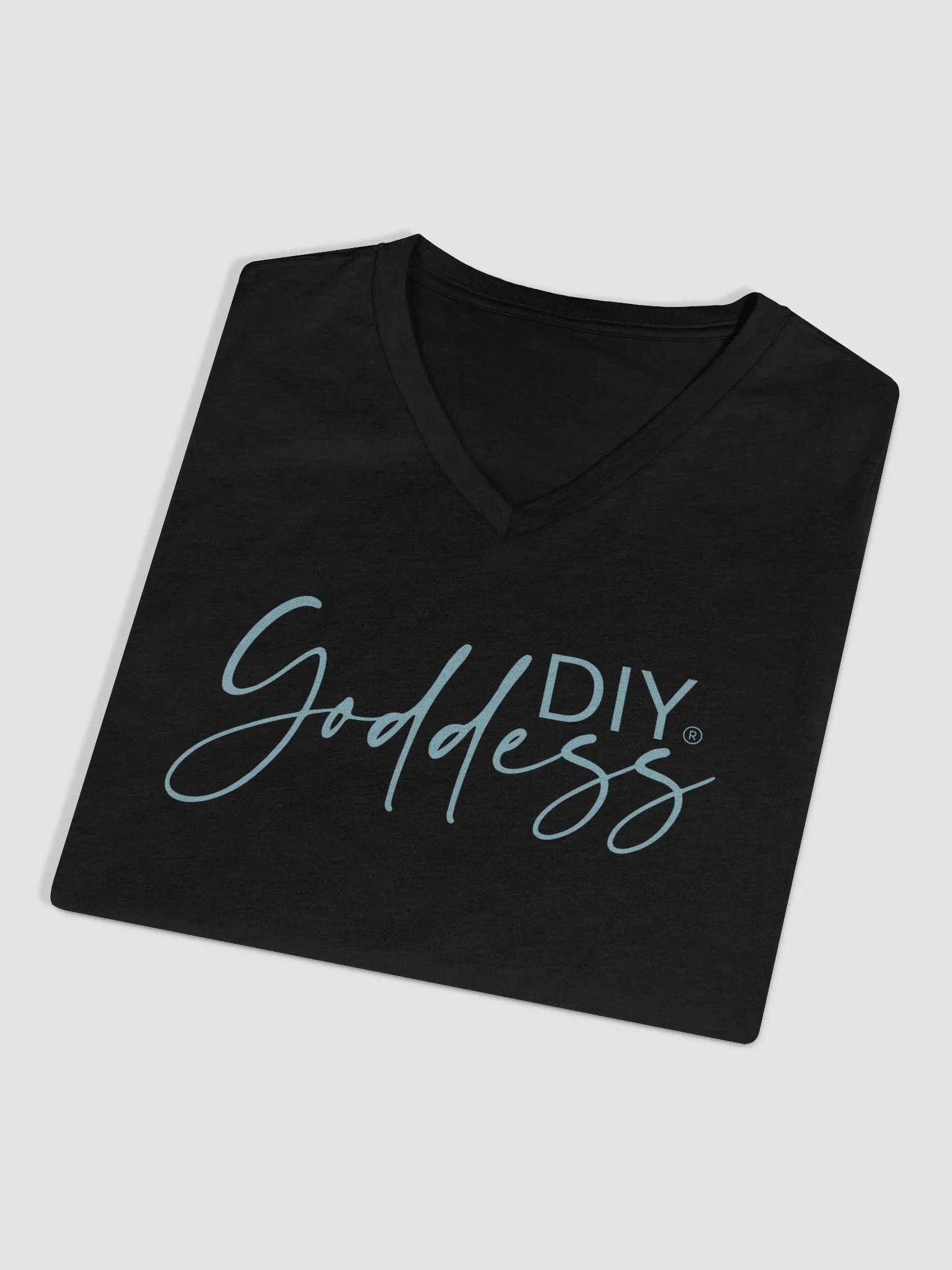 DIY Goddess Black V-Neck T-Shirt product image (7)