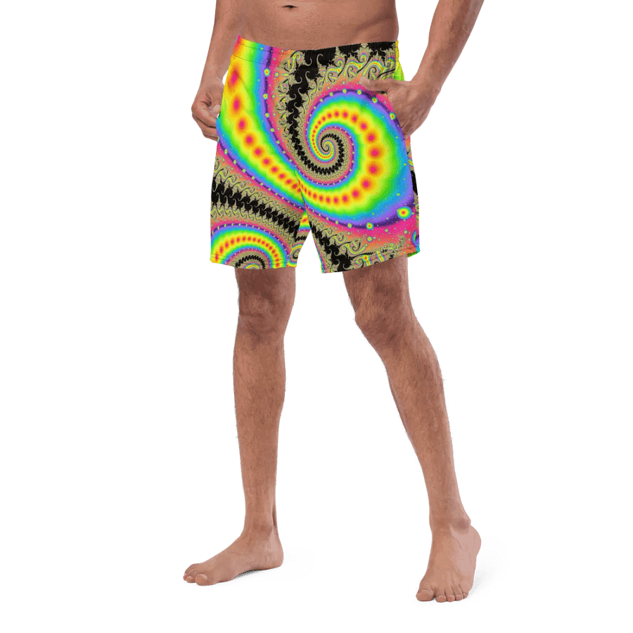 Fractal Swim Shorts - Pink Lemonade and Candy Twists product image (7)