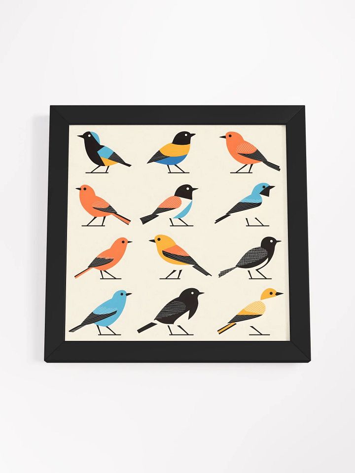 Birds Grid Framed Poster Art product image (10)