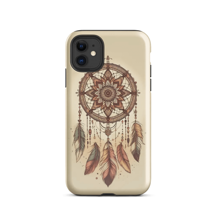 Boho Dreamcatcher Design on Beige Gradient product image (24)