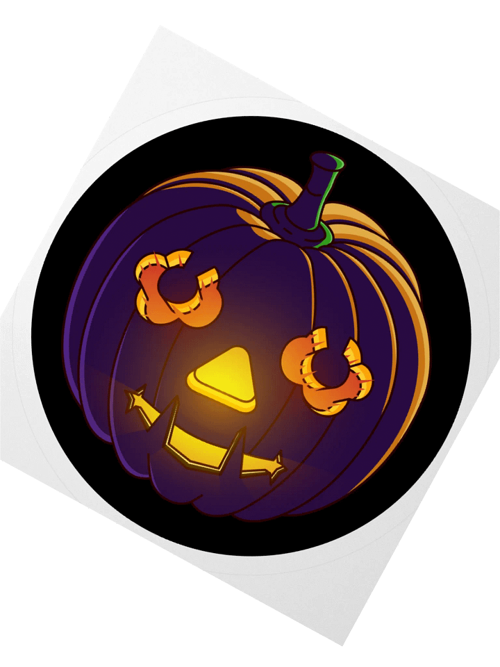 Flame pumpkin - Stickers product image (6)